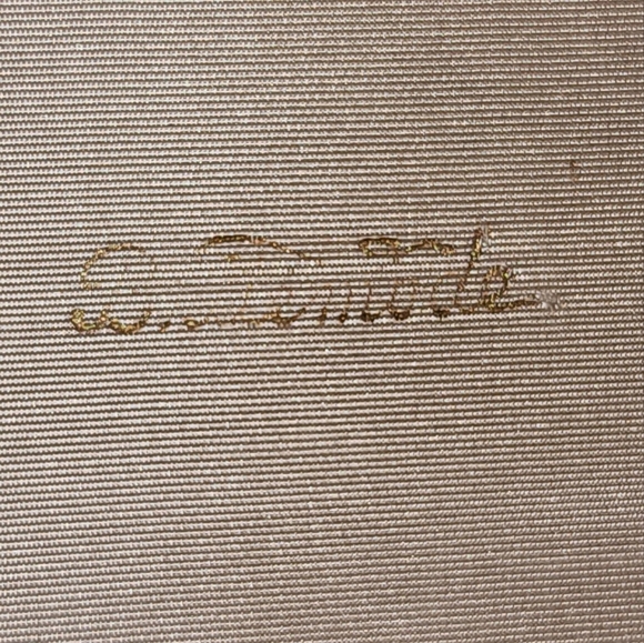 B. TIHMODE Vintage 60s Brocade Satin Clutch – Rare Geometric Evening Purse - Picture 5 of 15